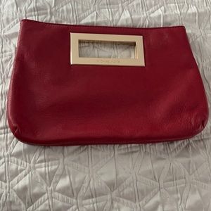 Michael Kors red clutch